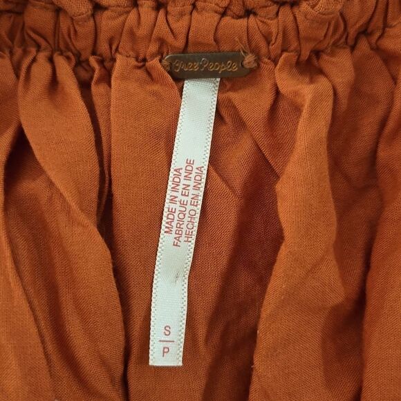 Free People Forever Favorite Mini Dress Cottagecore Boho Gauzy Beach Vacation - Picture 13 of 14